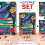 SET4-NOT-BB01  - Buch Blumen- Notizbuch