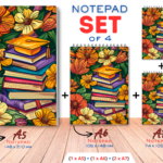 SET4-NOT-BB03  - Buch Blumen- Notizbuch