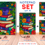 SET4-NOT-BB04  - Buch Blumen- Notizbuch
