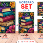 SET4-NOT-BB09  - Buch Blumen- Notizbuch
