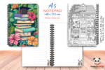 SET4-NOT-BB10  - Buch Blumen- Notizbuch - Görsel 2